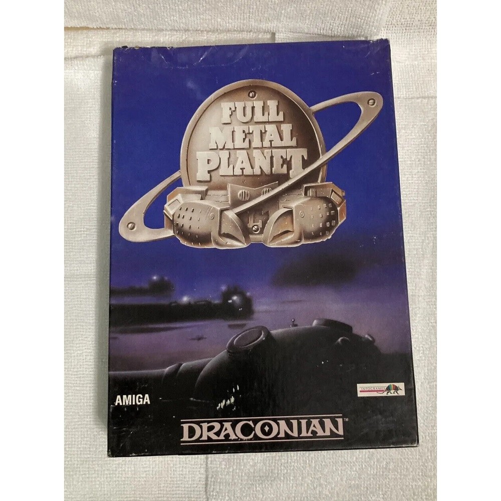 Full Metal Planet Draconian IBM PC Game 5.25" Disks Big Box Vintage 4 Diskette